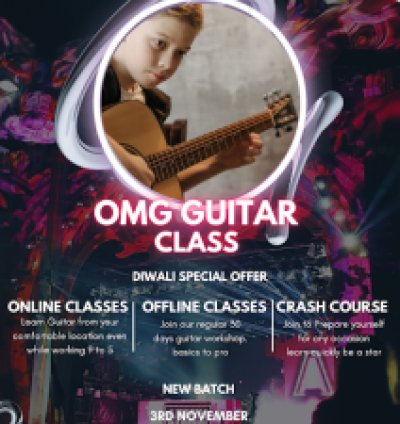 Online Guitar Classes in Gwalior | OMG Guitar Classes by Akshay Kumar